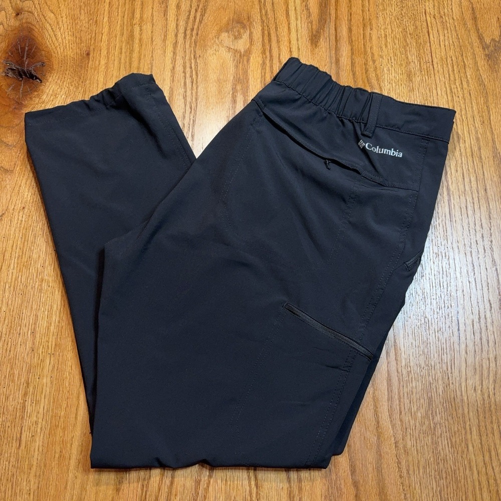 Columbia Pants Mens Size 40x29 Black‎ Fir Ridge Hiking Pants Arc Knees Zip Cargo